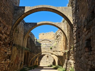 ancient stone arches