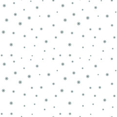Snow, snowfall, falling snowflakes, winter background, a new year's backdrop. Vector illustration