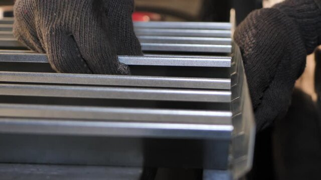 Metalworking work with thin galvanized metal