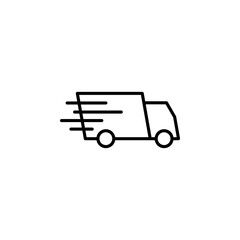 Truck icon vector design. delivery service symbol