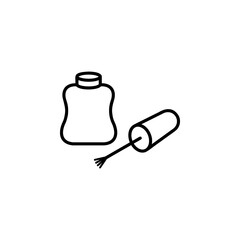 Nail polish icon vector illustration