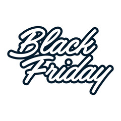 Black Friday sale inscription design template. Black Friday Super Sale offer