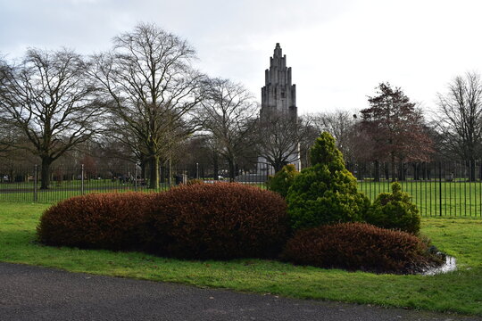 Memorial in the park, Coventry, England