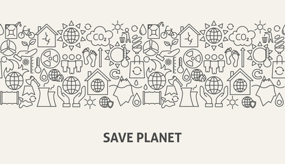 Save Planet Banner Concept