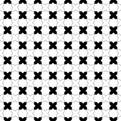 Seamless surface pattern design with Moroccan stars and crosses tiles ornament. Oriental traditional ornamentation with repeated geometric shapes. Ancient mosaic wallpaper. Grid motif. Digital paper.