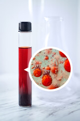 Test Tube Blood Sample