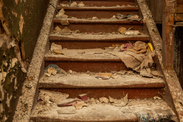 
old dirty stairs