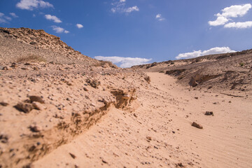 Fototapeta na wymiar The desert of Jandia