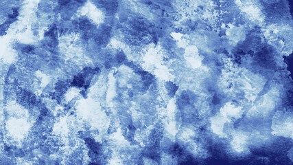 Abstract blue grunge contrasting watercolor background