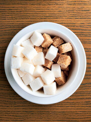 cubes on a plate