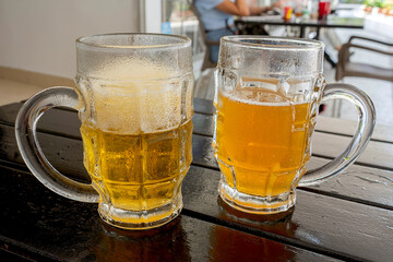 Cold beers to cool down in a hot time in the city. 