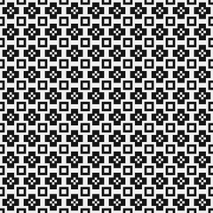 Fototapeta premium Abstract Cross Pattern Dots Logo generative computational art illustration