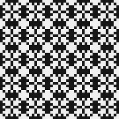 Fototapeta premium Abstract Cross Pattern Dots Logo generative computational art illustration