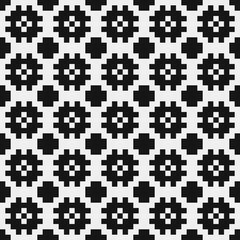 Fototapeta premium Abstract Cross Pattern Dots Logo generative computational art illustration