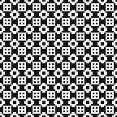 Fototapeta premium Abstract Cross Pattern Dots Logo generative computational art illustration