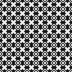 Fototapeta premium Abstract Cross Pattern Dots Logo generative computational art illustration