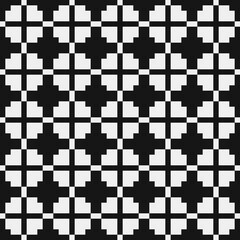 Abstract Cross Pattern Dots Logo generative computational art illustration