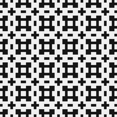 Fototapeta premium Abstract Cross Pattern Dots Logo generative computational art illustration