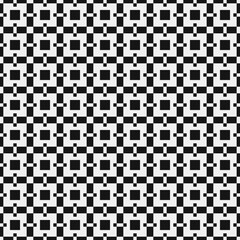 Fototapeta premium Abstract Cross Pattern Dots Logo generative computational art illustration