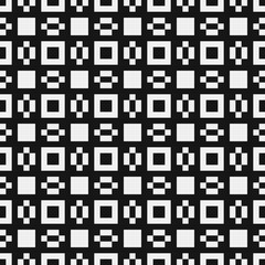 Abstract Cross Pattern Dots Logo generative computational art illustration