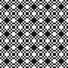 Abstract Cross Pattern Dots Logo generative computational art illustration