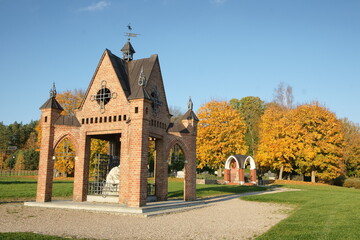 Polska - Mazury - Warmia - Gietrzwałd. Sanktuarium Maryjne - Stacja Drogi Krzyżowej. © Rafa
