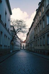 narrow street country