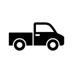 truck, car, pick up truck, vehicle, transport icon vector illustration