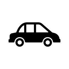 car, automobile, vehicle, transport icon vector illustration