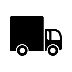truck, delivery, vehicle, transport icon vector illustration