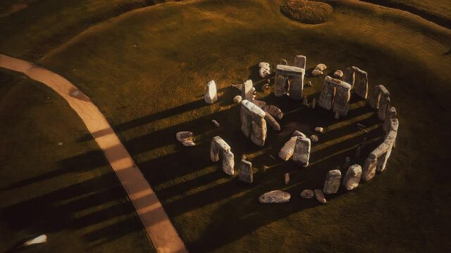Historical monument Stonehenge in England, UK