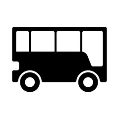 bus, vehicle, transport icon vector illustration