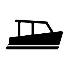 ship, cruise, yacht, icon vector illustration