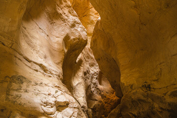 Colorful scene inside Saklikent Canyon in Turkey