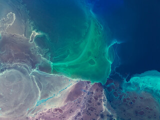 Liquid Design.  Liquid Sky Picture. Transparent