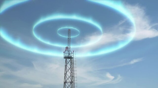 Modern high antenna evolving signal waves