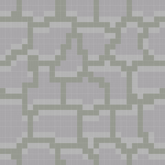 Ground or stone texture tile pattern, for pixel art style game, vector illustration