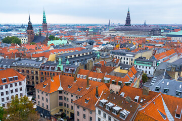 Obraz premium View from the Cathedral Church of Our Lady, Copenhagen, Denmark, Europe