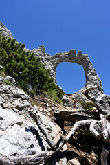 Hajdučka vrata natural phenomenon on mountain Čvrsnica