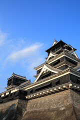 Fototapeta na wymiar 熊本城の天守閣