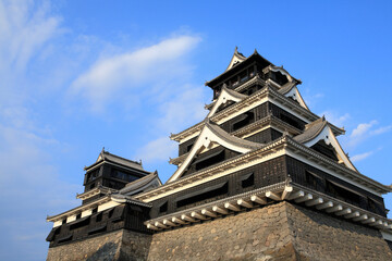 Fototapeta na wymiar 熊本城の天守閣