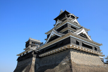 Fototapeta premium 熊本城の天守閣