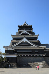 Fototapeta premium 熊本城の天守閣