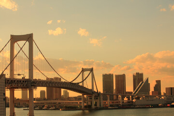 東京港　レインボーブリッジ