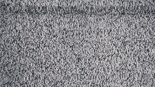 White Noise TV. No Signal On TV. Static Noise Interference