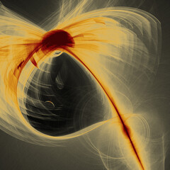 Abstract Colorful Flares of Shapes and Lines