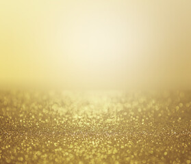 gold glitter abstract background with soft glowing texture for Christmas.