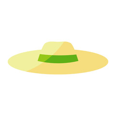 Isolated hat icon. Summer clothes - Vector illustration