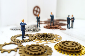 Businessmen Concept Gears