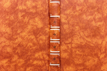 vintage hardcover book closeup template